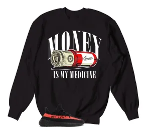 350 Red Stripe Money Medicine Sweaters