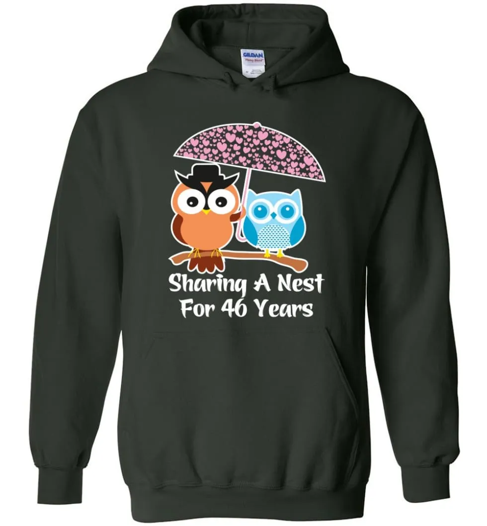 46 Years Wedding Anniversary Gifts Valentine's Day Hoodie