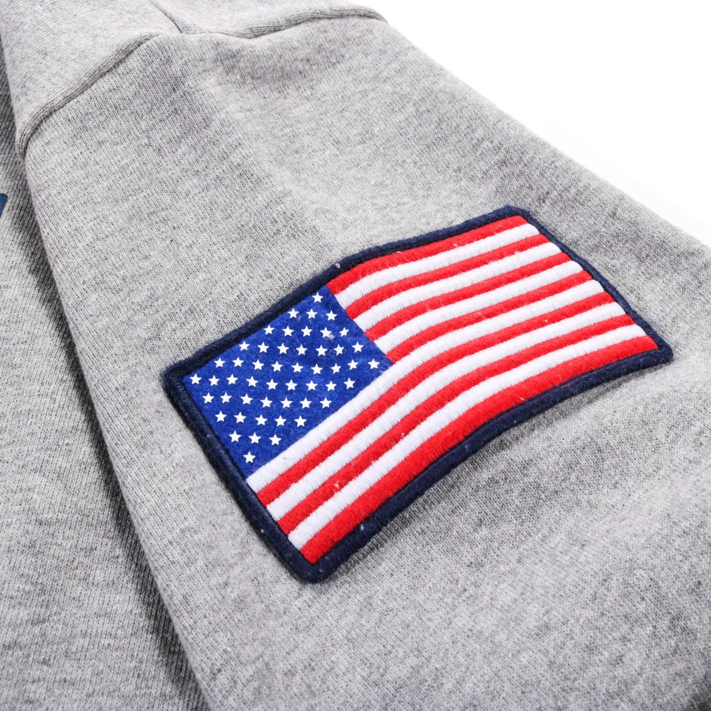 4SDESIGNS SEVEN FLAGS CREWNECK GREY MELANGE