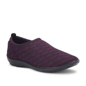 A-HA By Liberty MARINA-203 Women Casual Maroon Ballerina Shoes