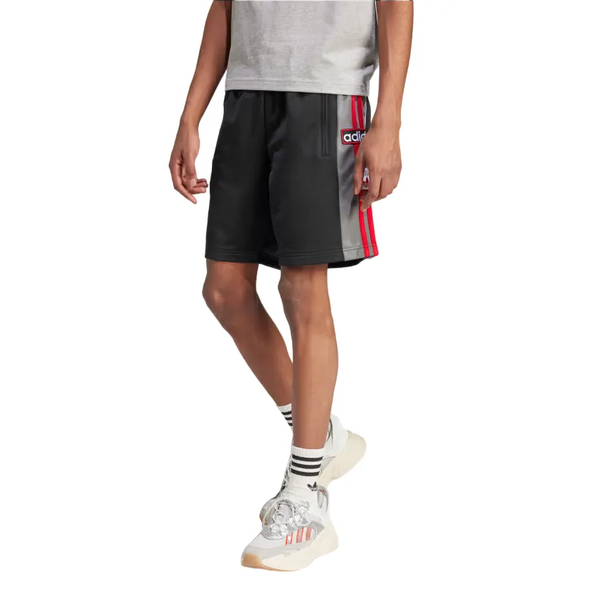 Adidas Adibreak men's sports shorts IM9446 black-grey-red