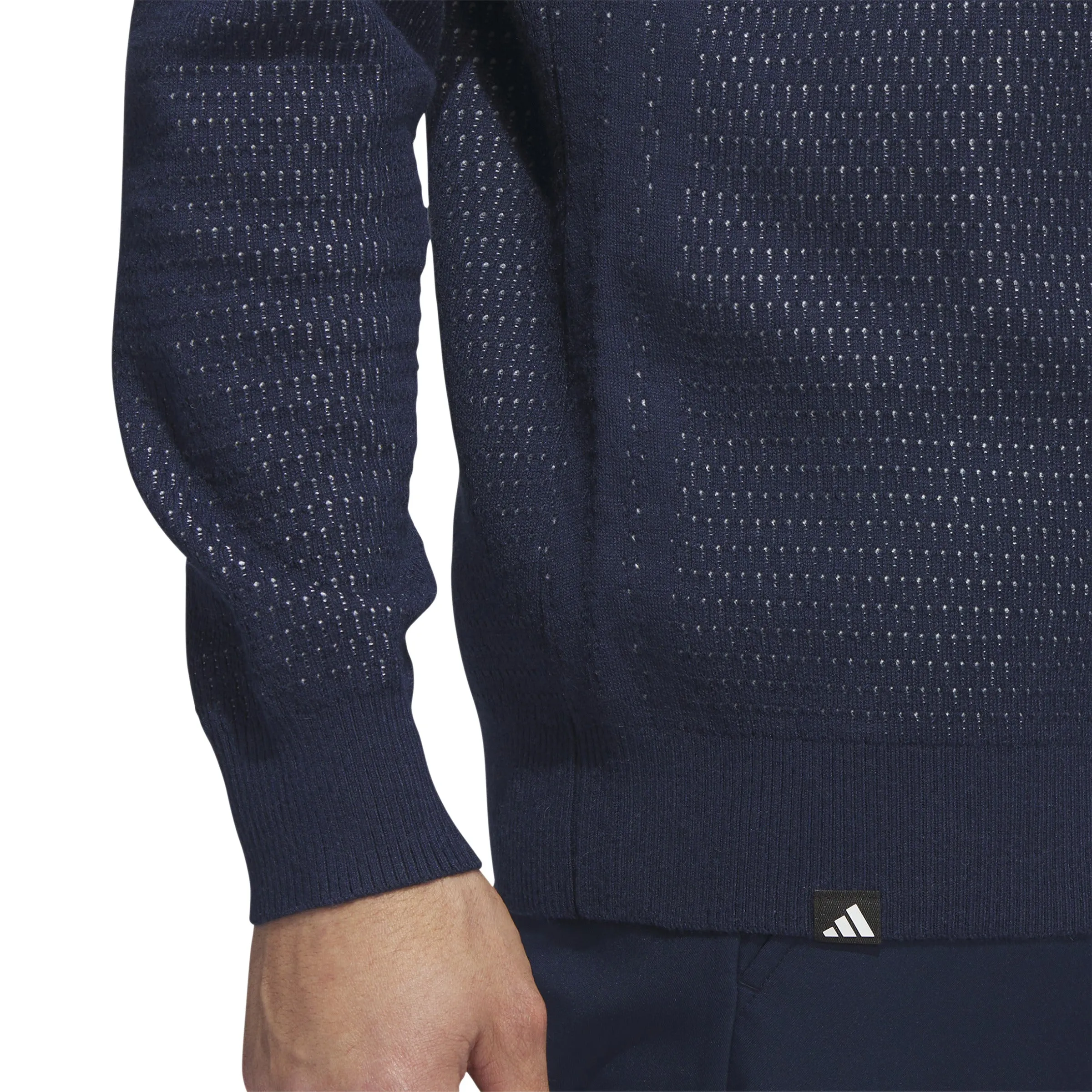 adidas Golf Primeknit Crewneck - Navy SS23