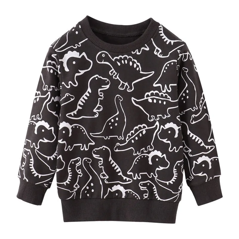 Adrianna Printed Sweatershirt