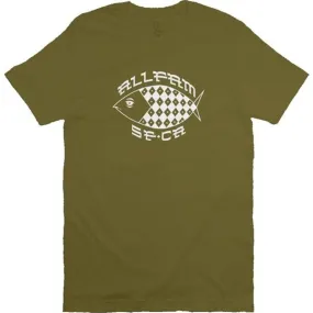 AF GO FISH T-SHIRT FULL (ARMY/WHT)