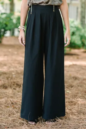 All The Best Black Wide Leg Trousers