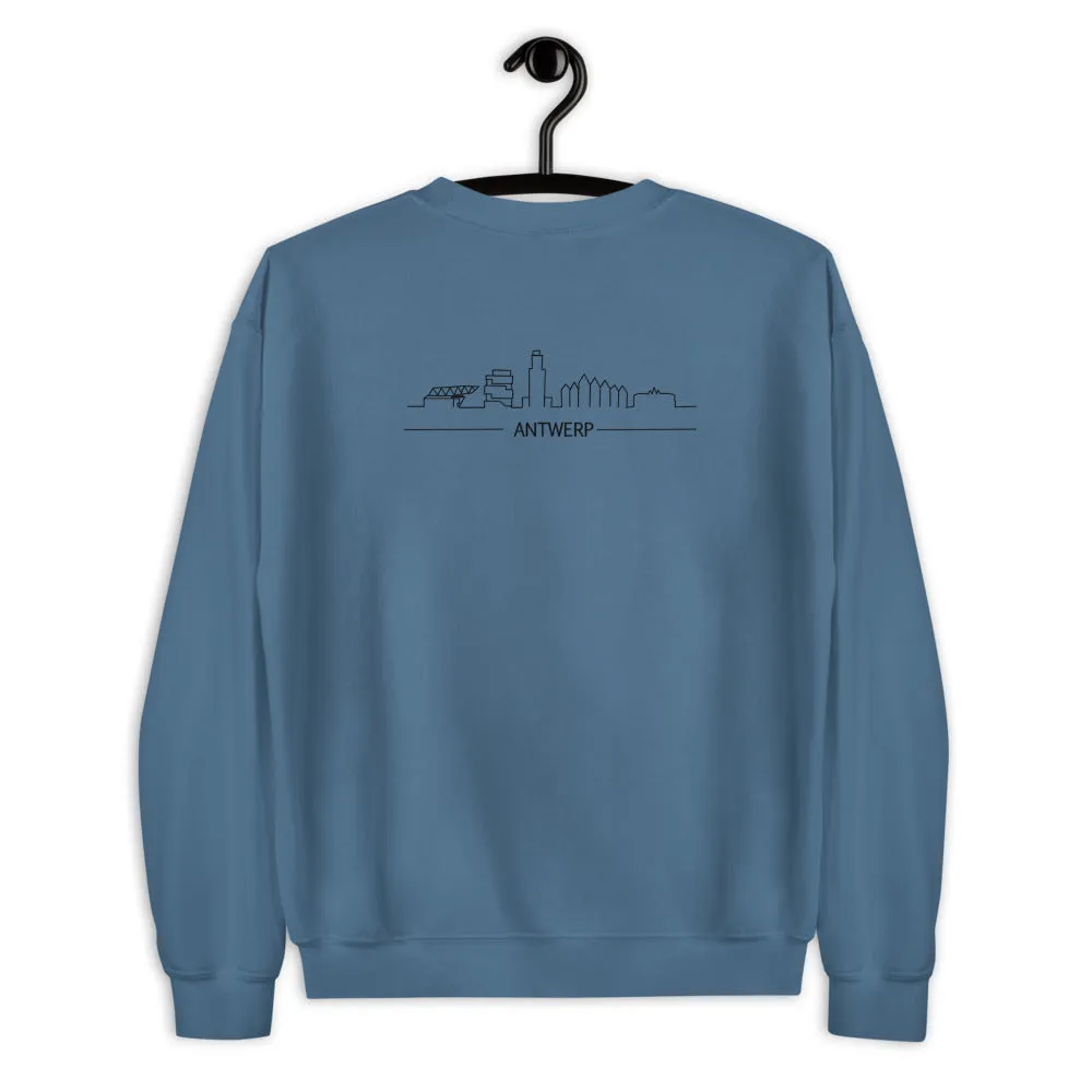 Antwerp Skyline Back Sweater