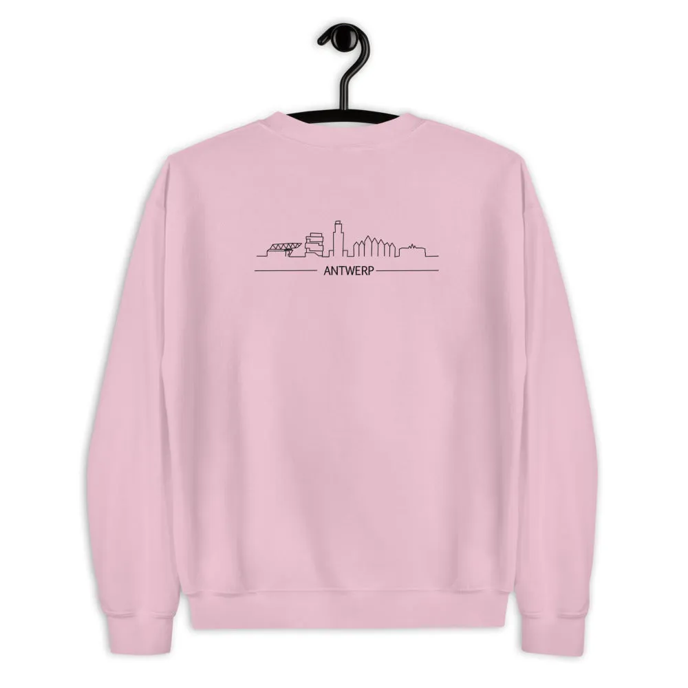 Antwerp Skyline Back Sweater