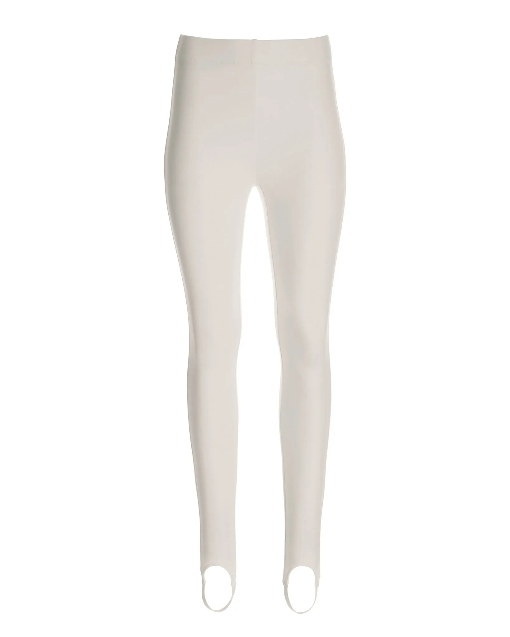 Aspen Ponte Knit Pull On Stirrup Legging Off White