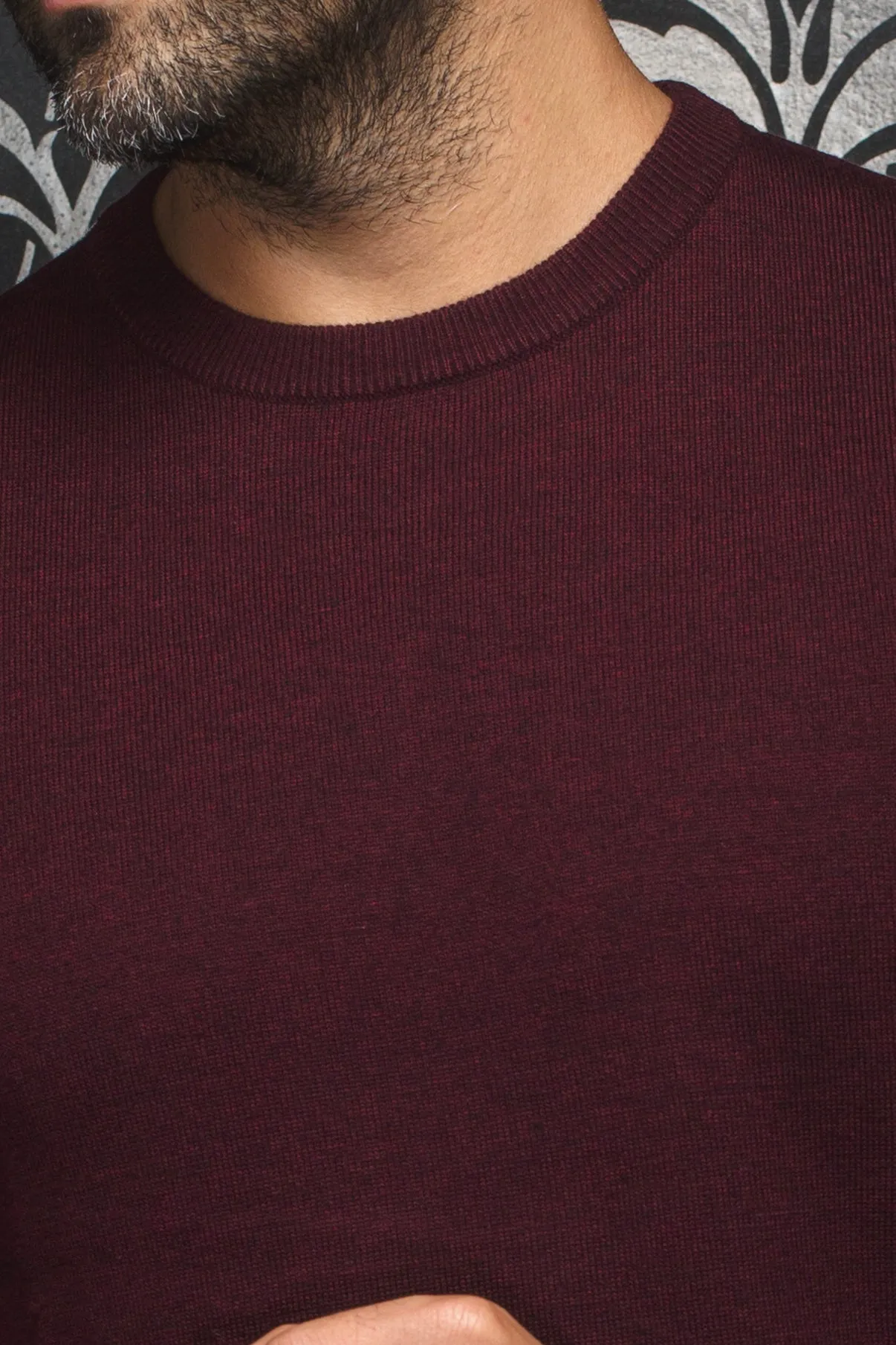 Au Noir Sweaters | Marini Burgundy