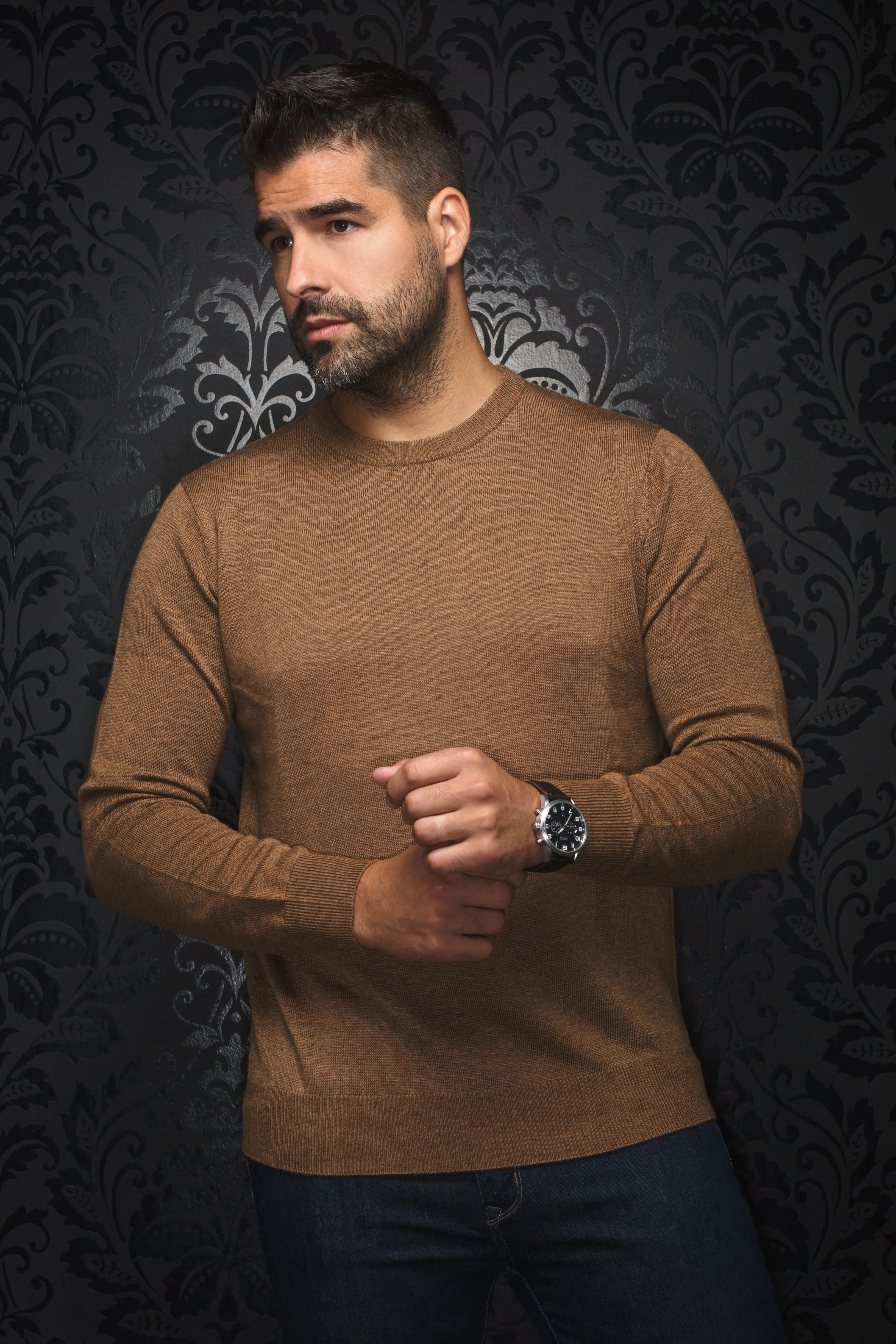 Au Noir Sweaters | Marini Camel