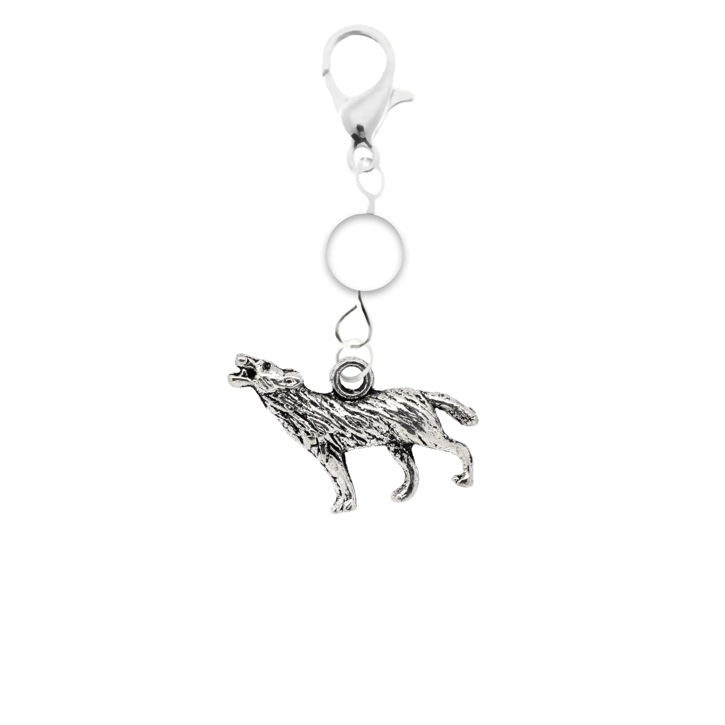 AVBeads Accessory Charm Clips Clip-On Wolf Charm ACC-09317-A2