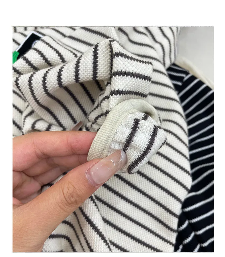 Baby Kid Boys Striped Jackets Outwears