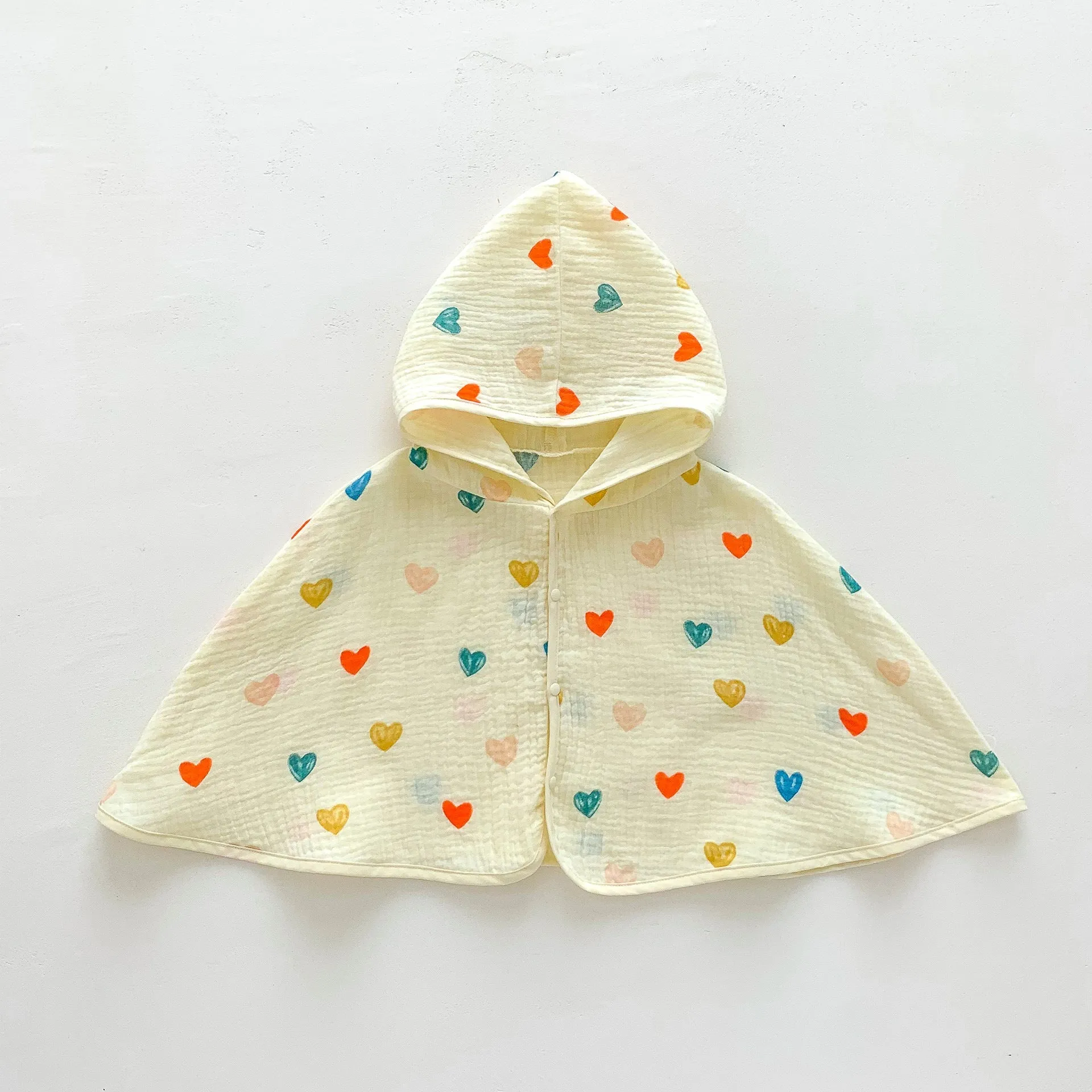 Baby Kid Unisex Love heart Print Jackets Outwears