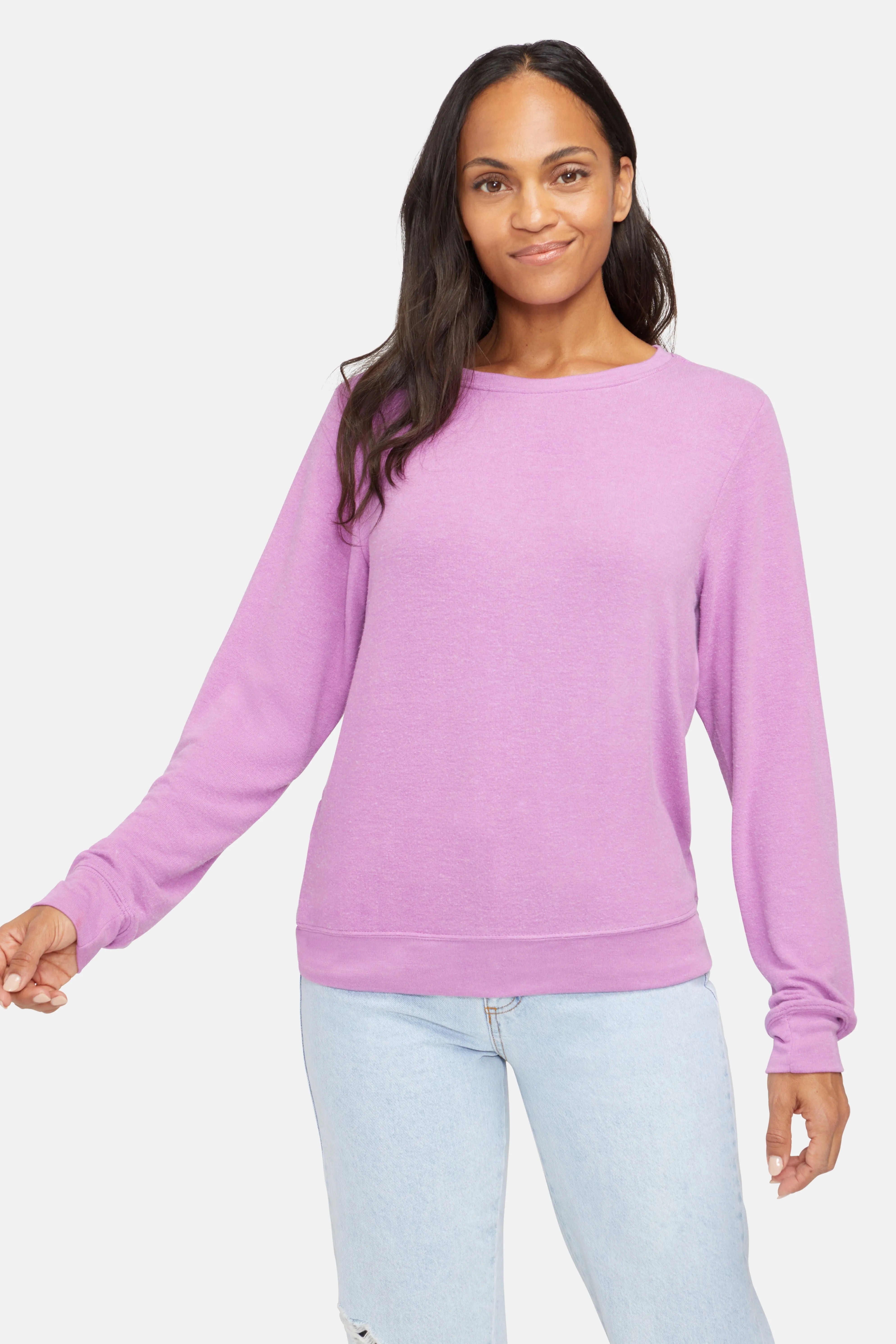 Baggy Beach Jumper | Radiant Orchid