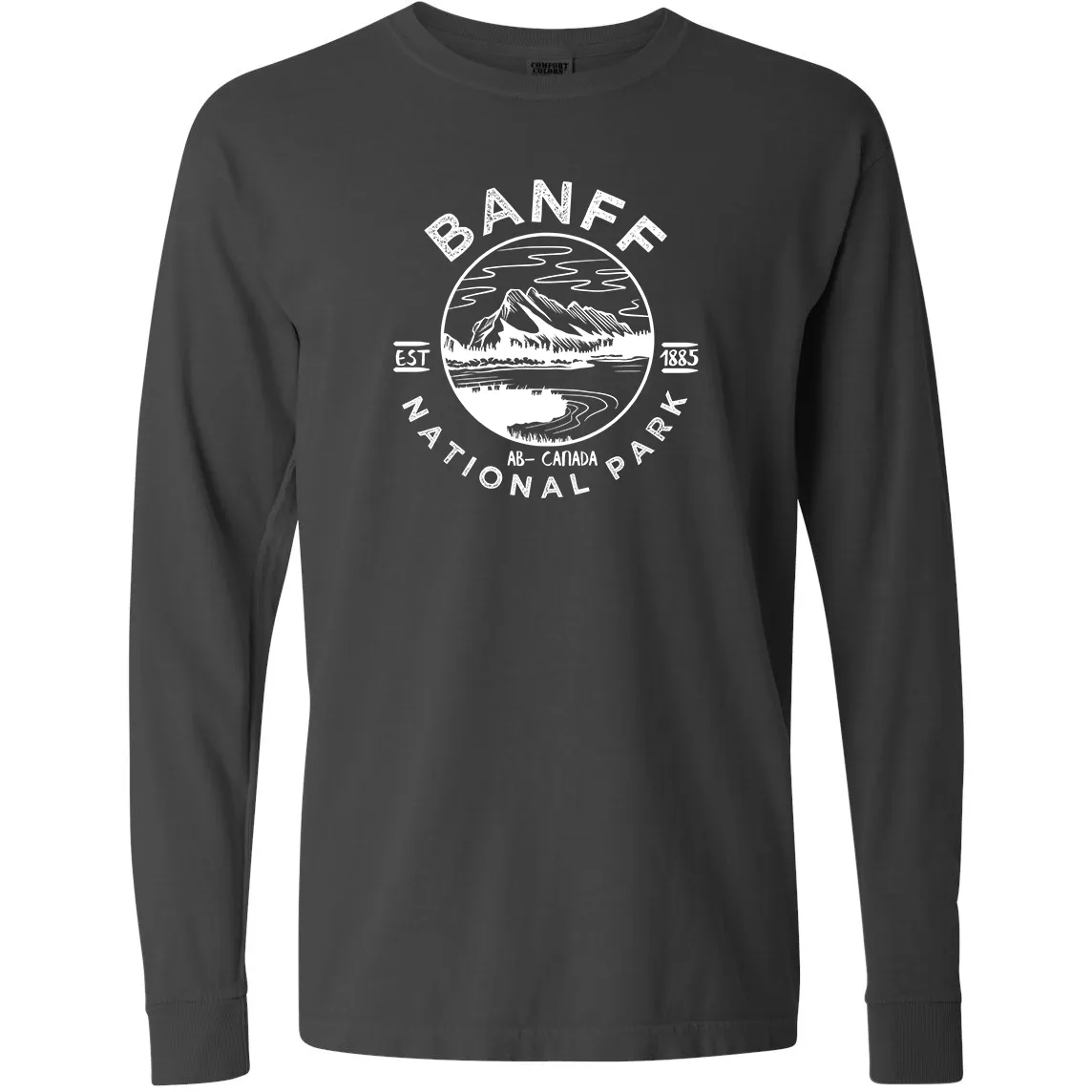 Banff National Park Comfort Colors Long Sleeve T Shirt