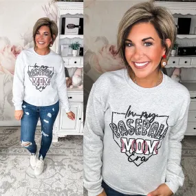 Baseball Mom Era Pullover Sweatshirt