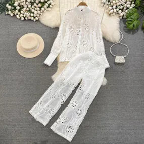 Belleza Summer Coord Set inWhite