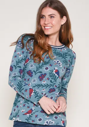 Birds Blossom Long Sleeve Tee