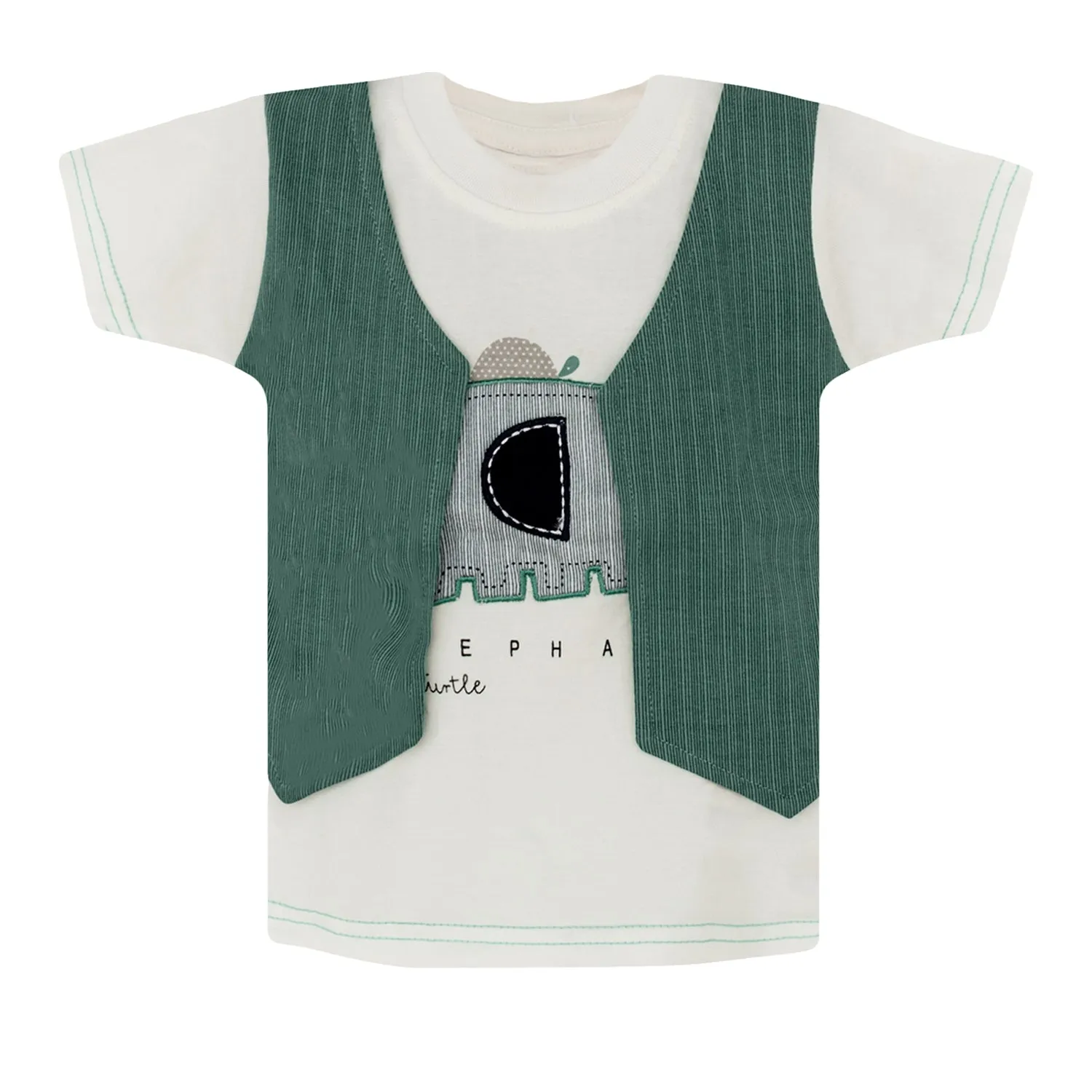 Boys Elephant Print Clothing Set