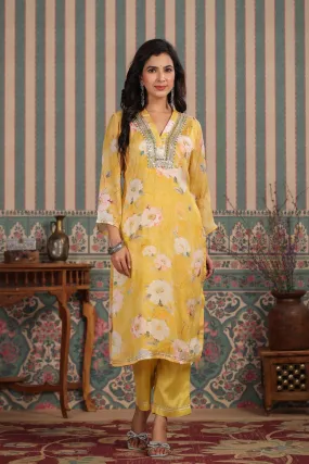 Chinon Yellow Co Ord Set