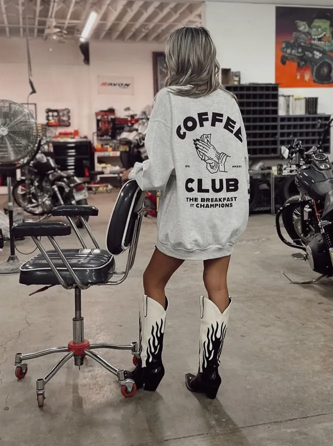 Coffee Club Crewneck Sweatshirt