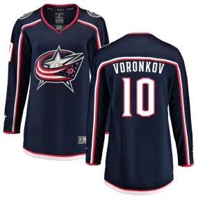 Dmitri Voronkov Columbus Blue Jackets Fanatics Branded Women's Home Breakaway Jersey - Navy