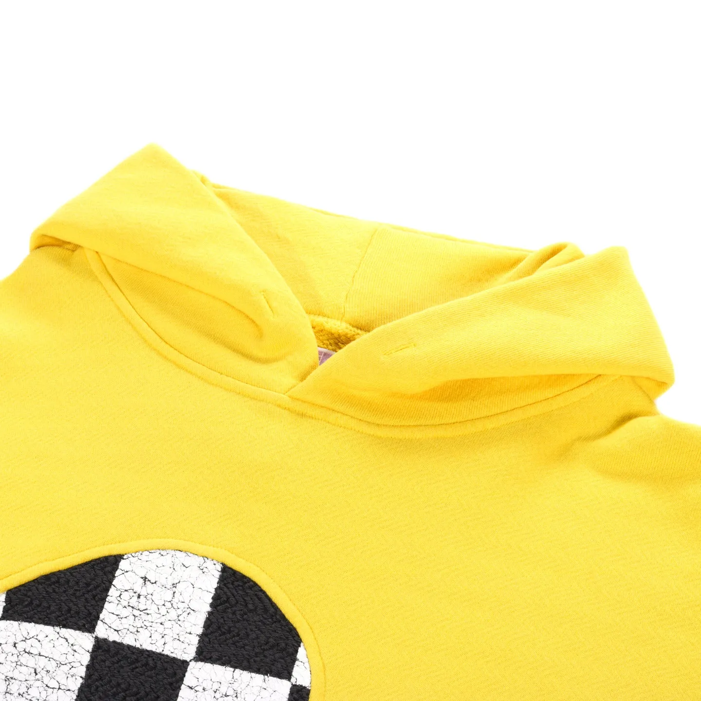 ERL YELLOW CHECKER SWIRL HOODIE