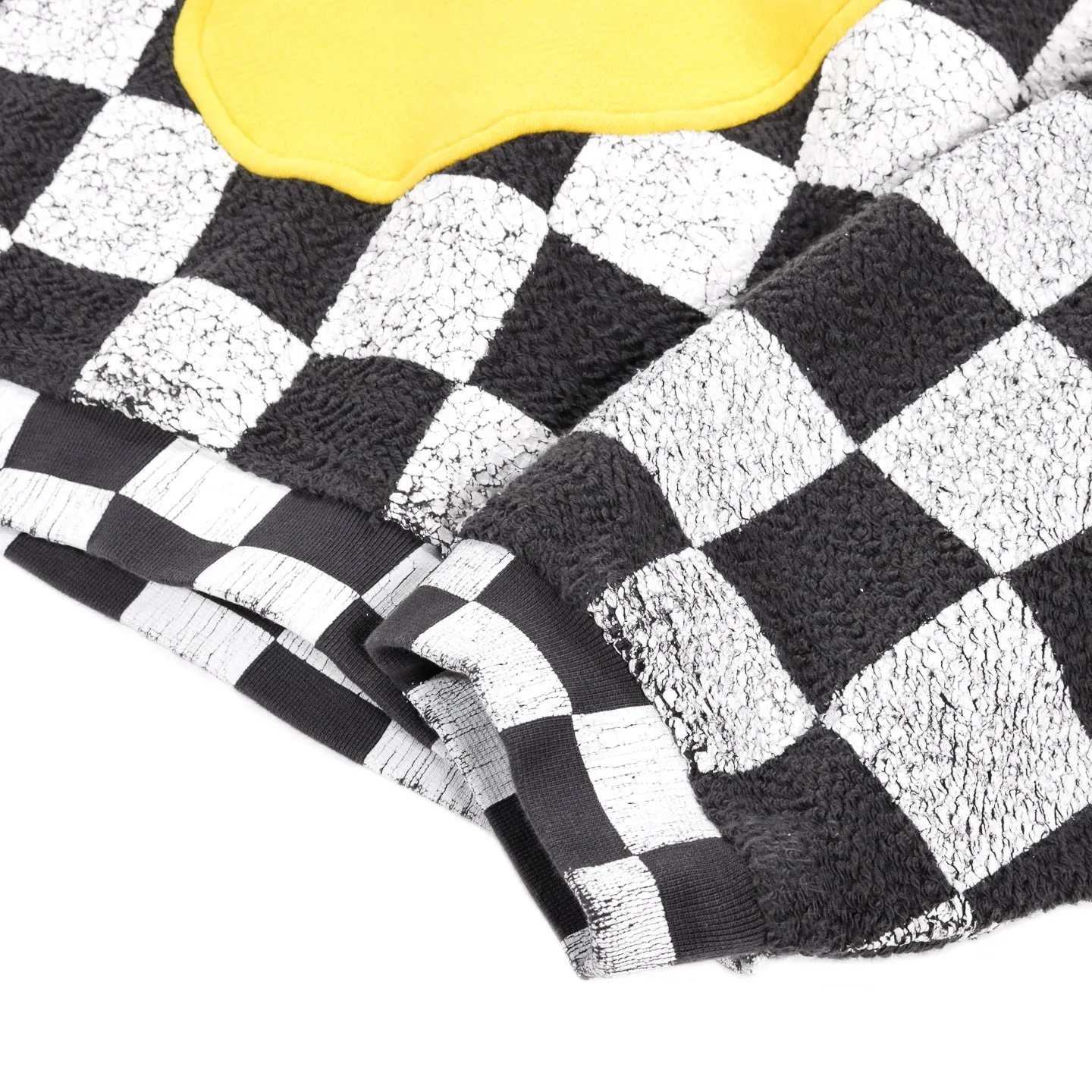 ERL YELLOW CHECKER SWIRL HOODIE