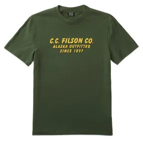 Filson S/S Lightweight Graphic Outfitter T-Shirt Dark Vine