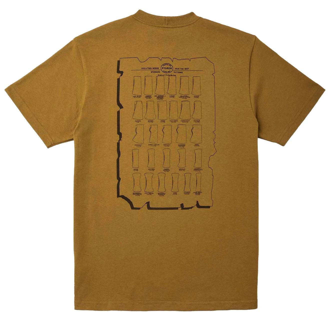 Filson S/S Pioneer Graphic T-Shirt Gold Ochre