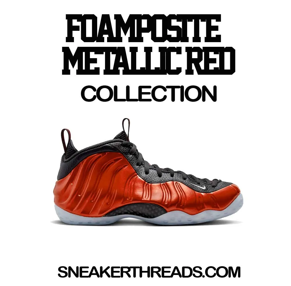 Foamposite Metallic Red Sweater - Earning Pennies - Black