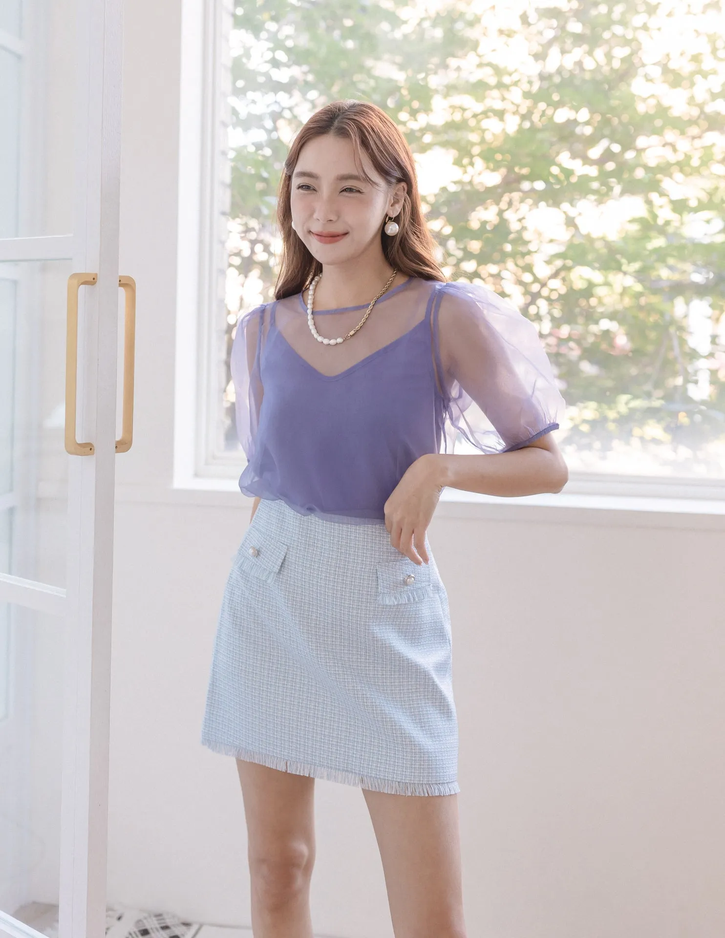 Freda Skirt in Blue