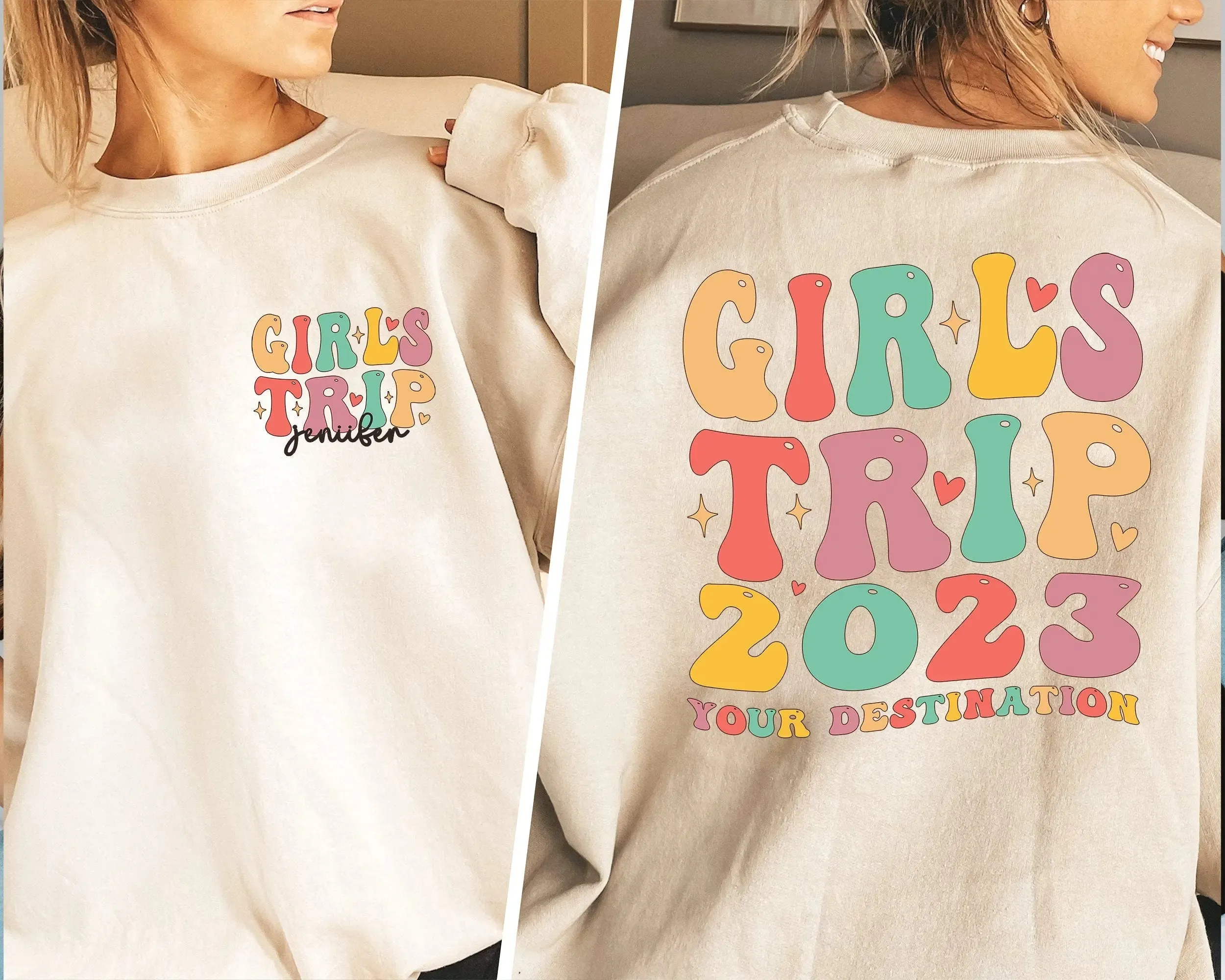 Girls Trip 2023 Shirt, Girls Vacation Shirt, Weekend Trip Shirt, Custom Girls Trip Shirt, Summer Vacation Shirt, Summer Trip Shirt, Trip Tee