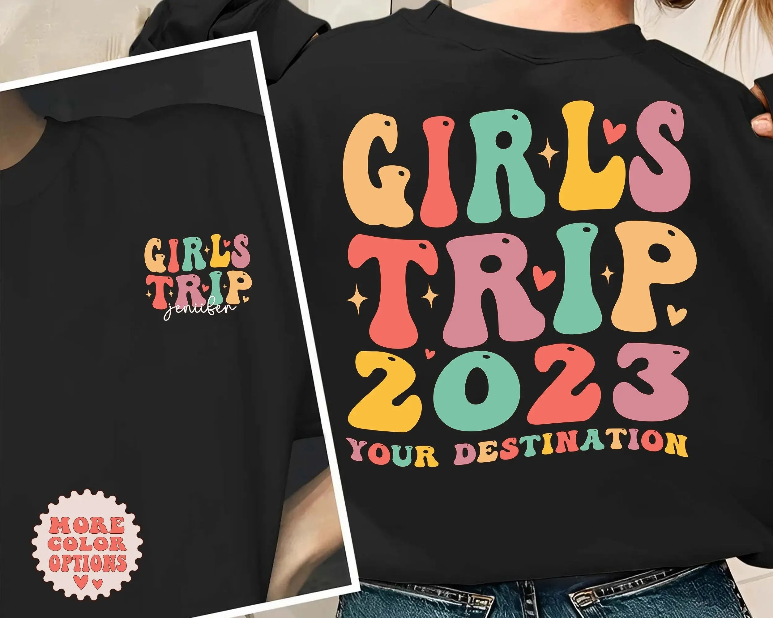 Girls Trip 2023 Shirt, Girls Vacation Shirt, Weekend Trip Shirt, Custom Girls Trip Shirt, Summer Vacation Shirt, Summer Trip Shirt, Trip Tee