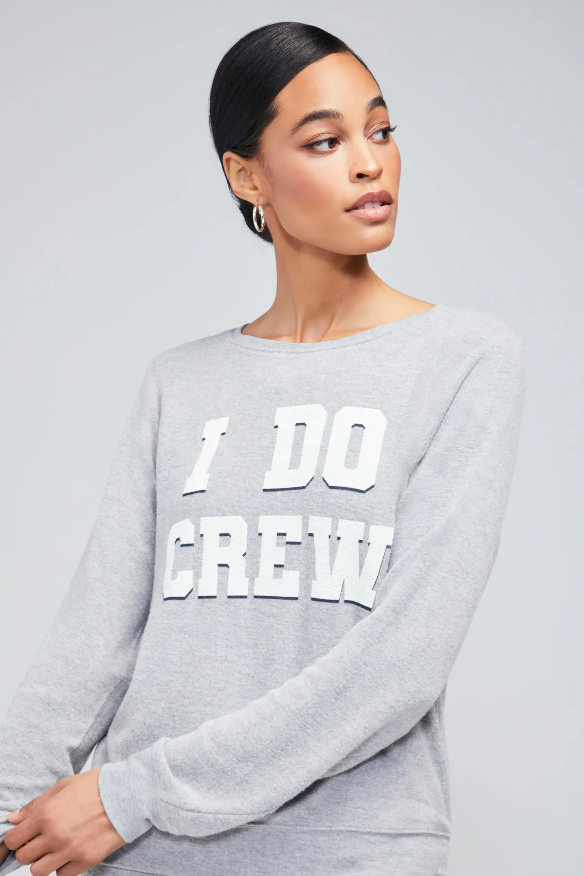 I Do Crew Baggy Beach Jumper | Heather