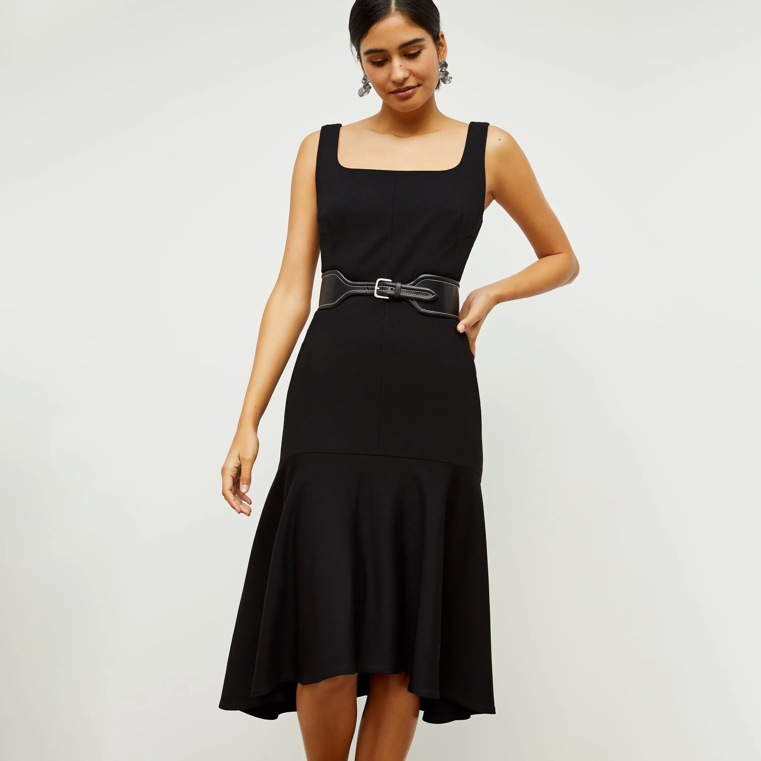 James Dress - Washable Ponte :: Black