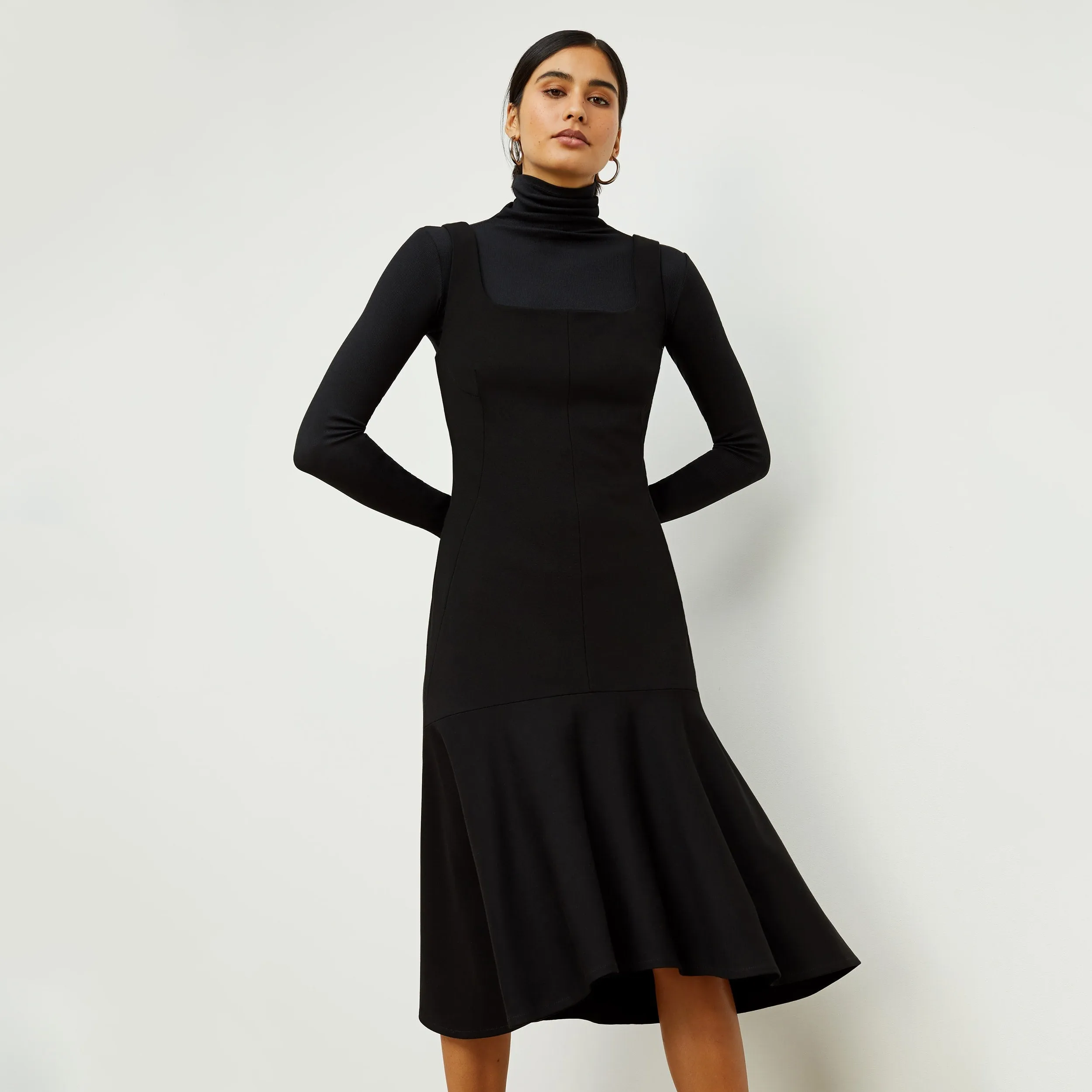 James Dress - Washable Ponte :: Black