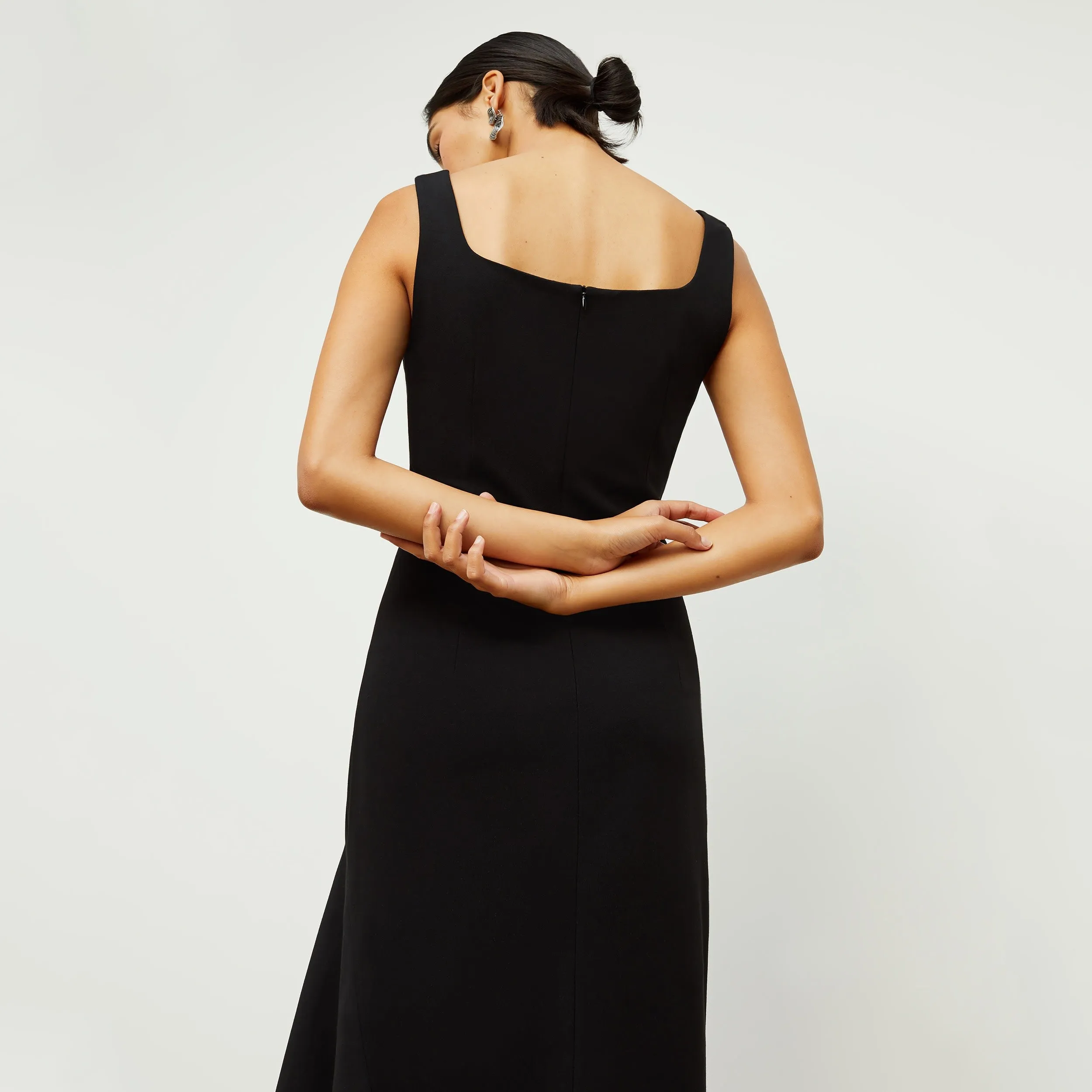 James Dress - Washable Ponte :: Black