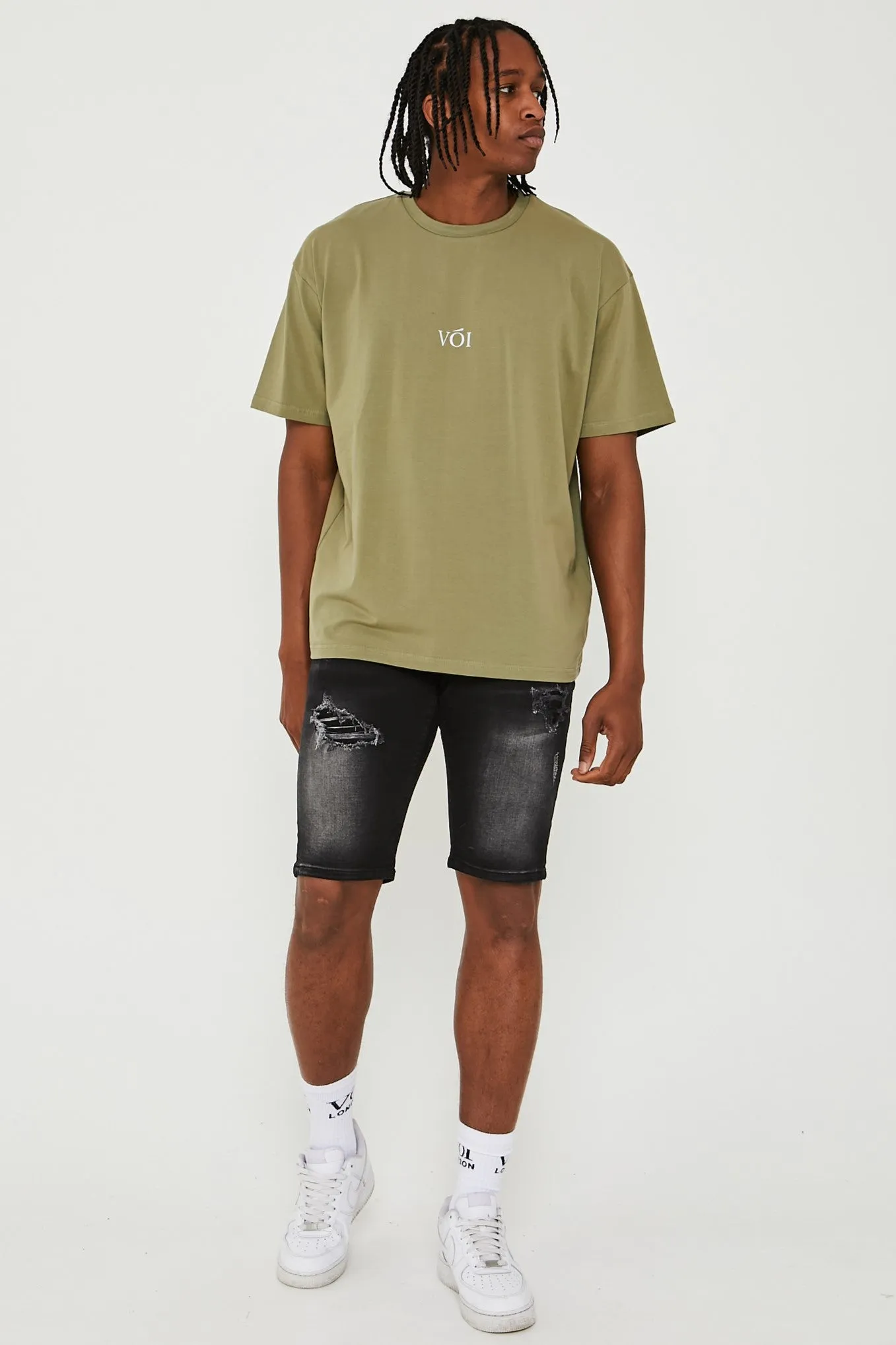 James Street Oversized T-Shirt - Khaki