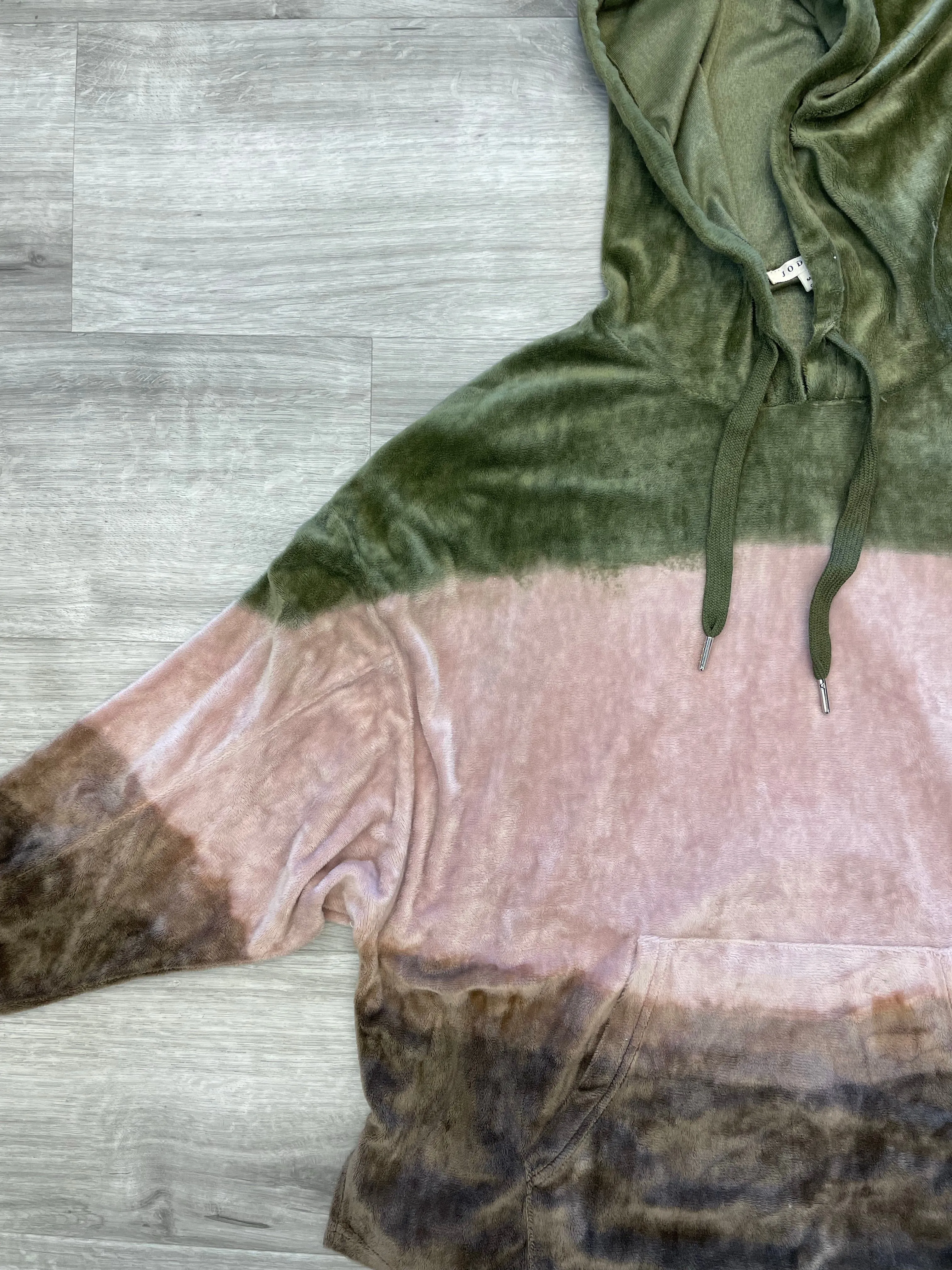 Jodifl Dip Dyed Velvet Hoodie