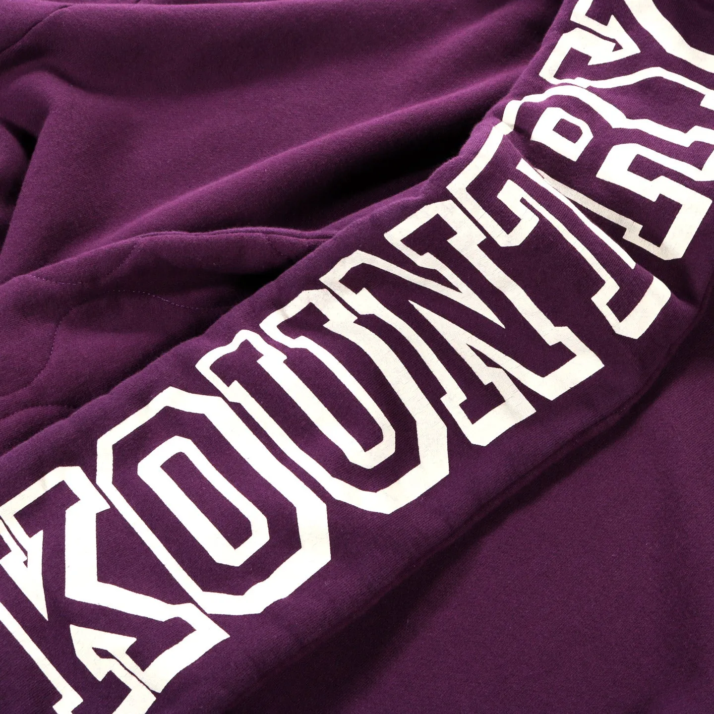 KAPITAL NAPPED LINING SWT KESA PARKA KOUNTRY PURPLE