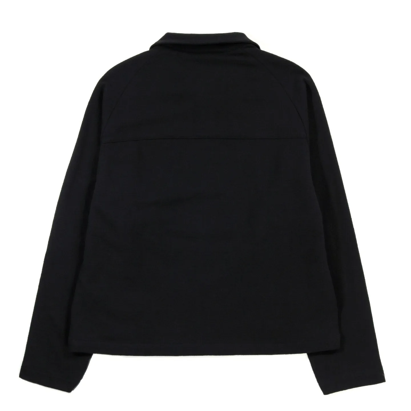 LADY WHITE CO. TEXTURED TRACK JACKET BLACK