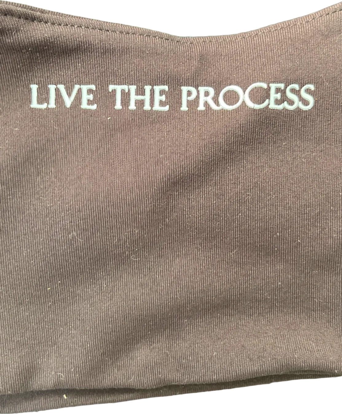 Live The Process Taupe Cropped Tank Top and Leggings UK Size 6