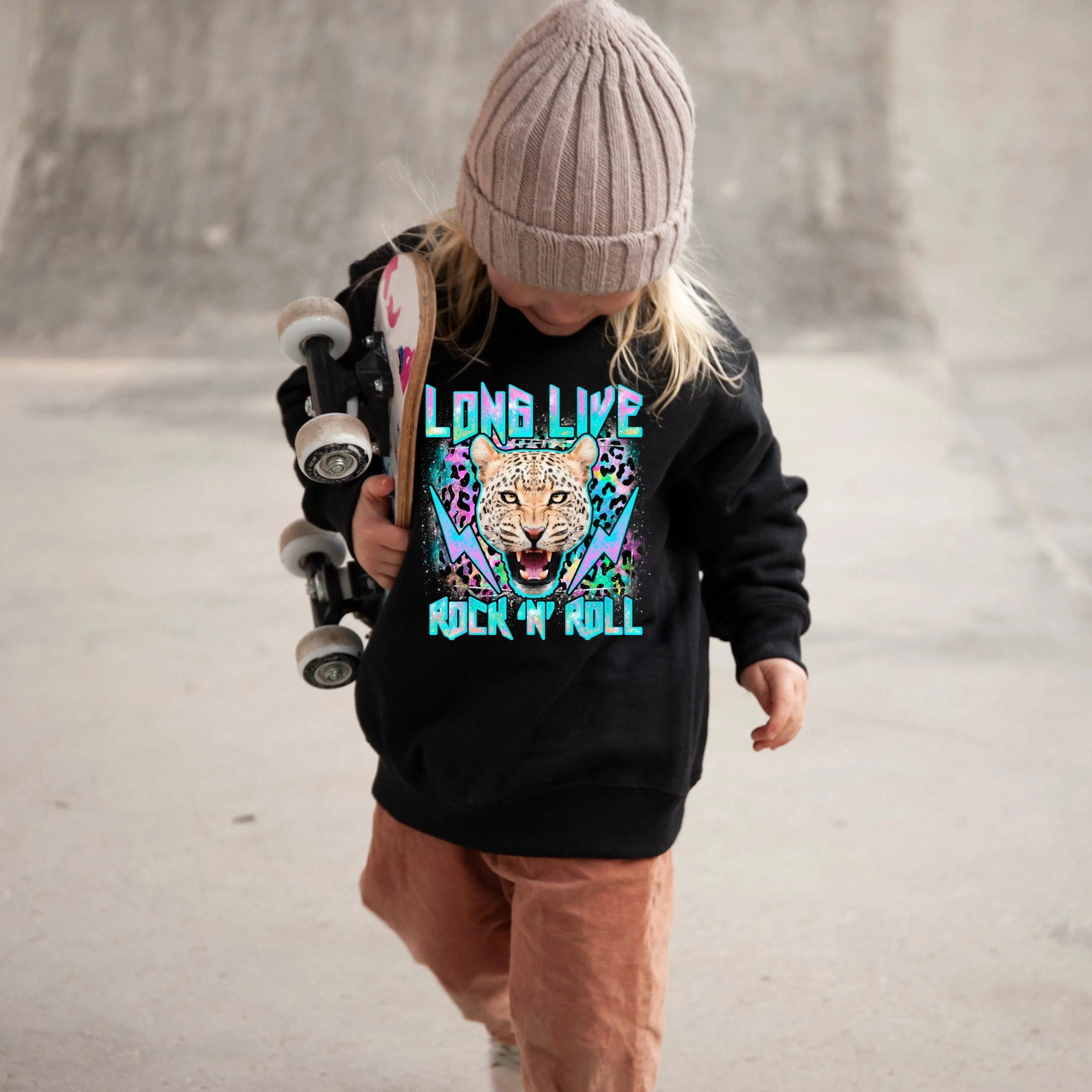 Long Live Rock 'N' Roll Kid's Sweatshirt