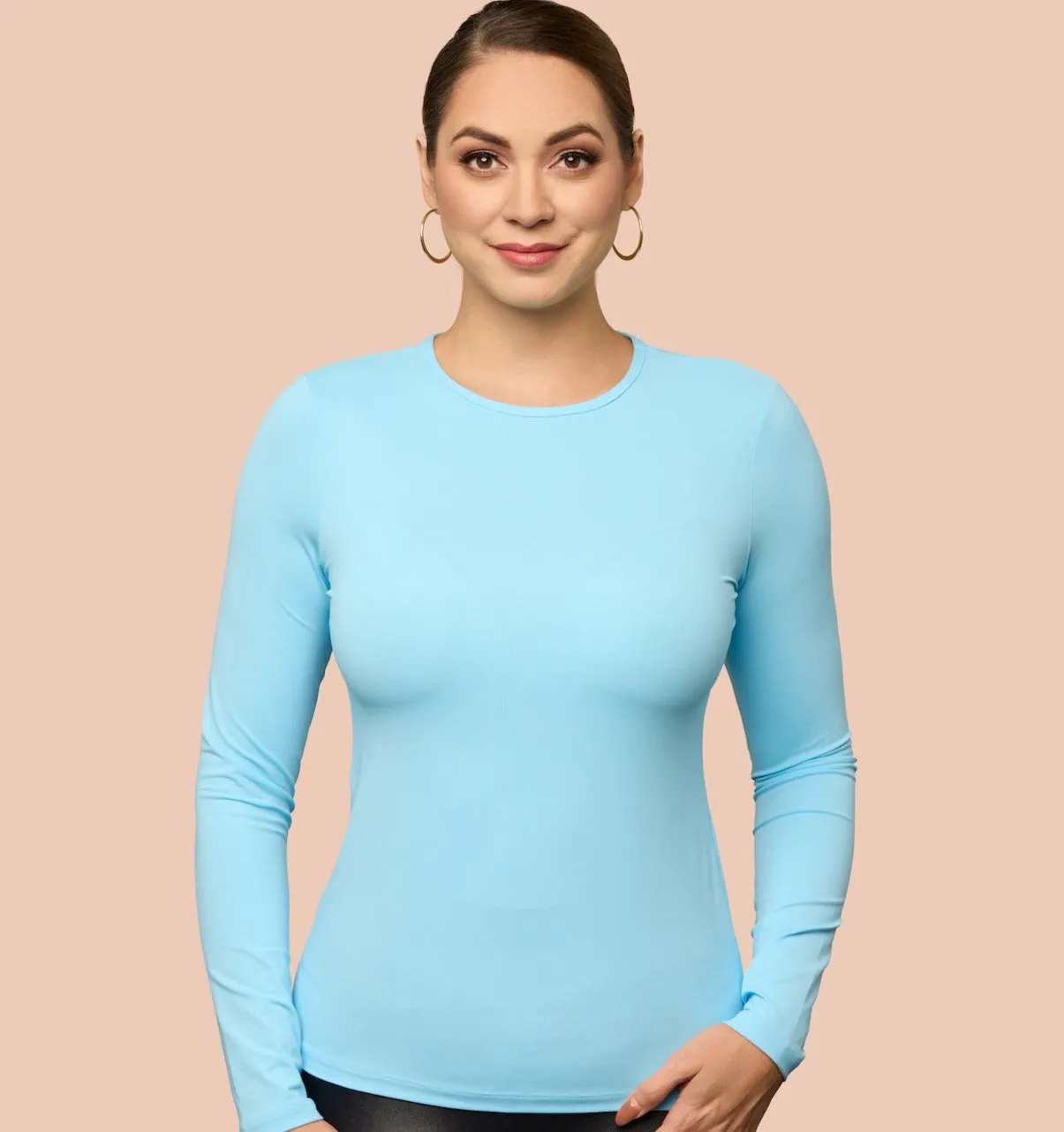 Long Sleeve Crew Neck Layering Top