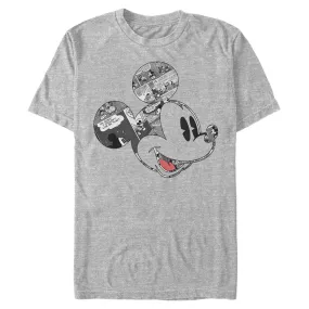 Mad Engine Disney Pixar Mickey Mouse & Friends Comic Mouse Men's T-Shirt