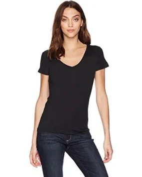 Majestic Soft Touch SS Flat Edge V-Neck Tee