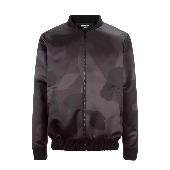 Marbek Black DPM Bomber Jacket