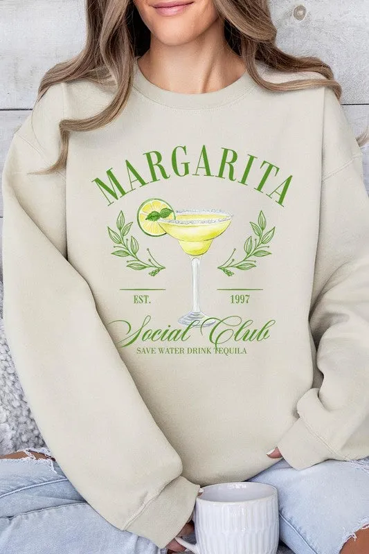 Margarita Cocktail Graphic Fleece Sweatshirts