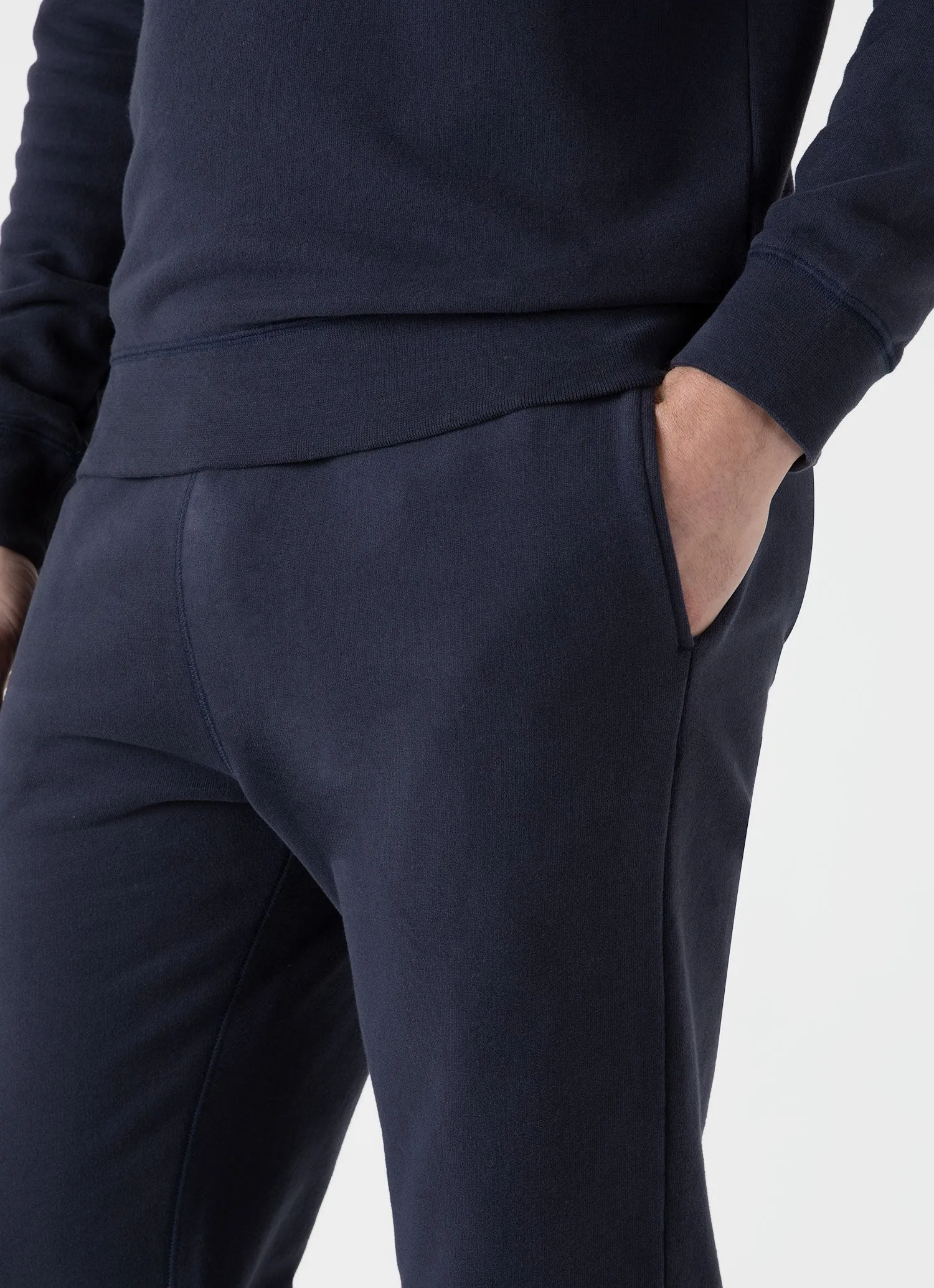 Men's Loopback Tracksuit in Navy